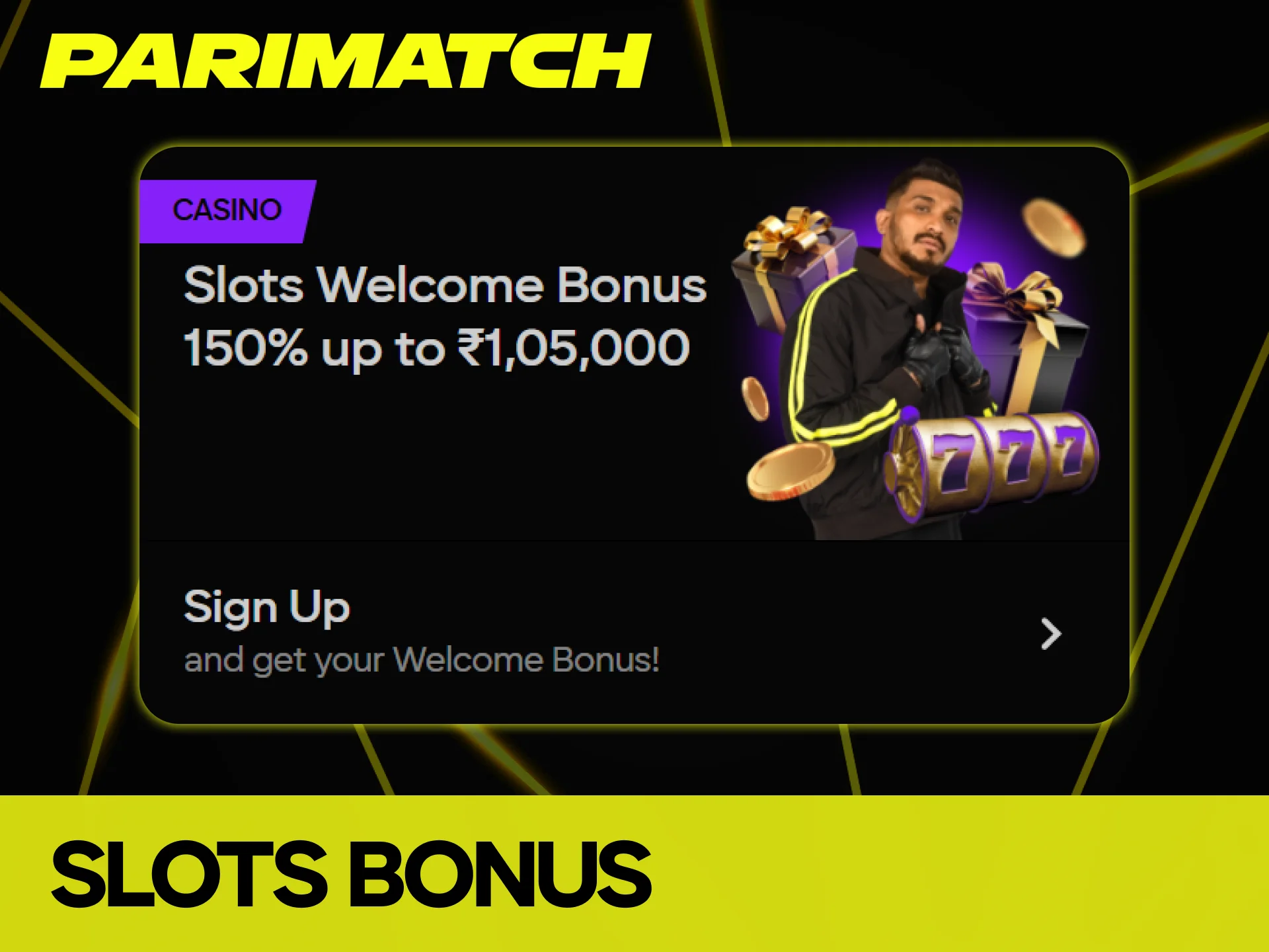 Discover the world of slots with a special bonus from Parimatch.