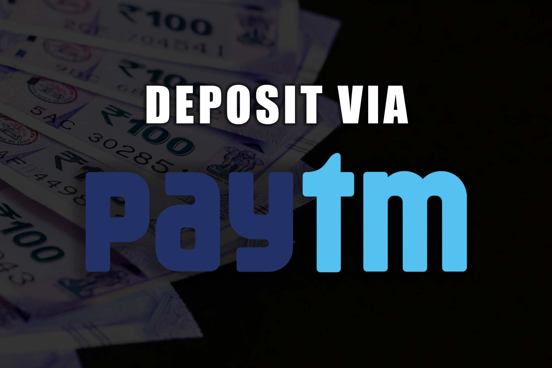 If you have an account at PayTM you can use it for depositing on Parimatch.
