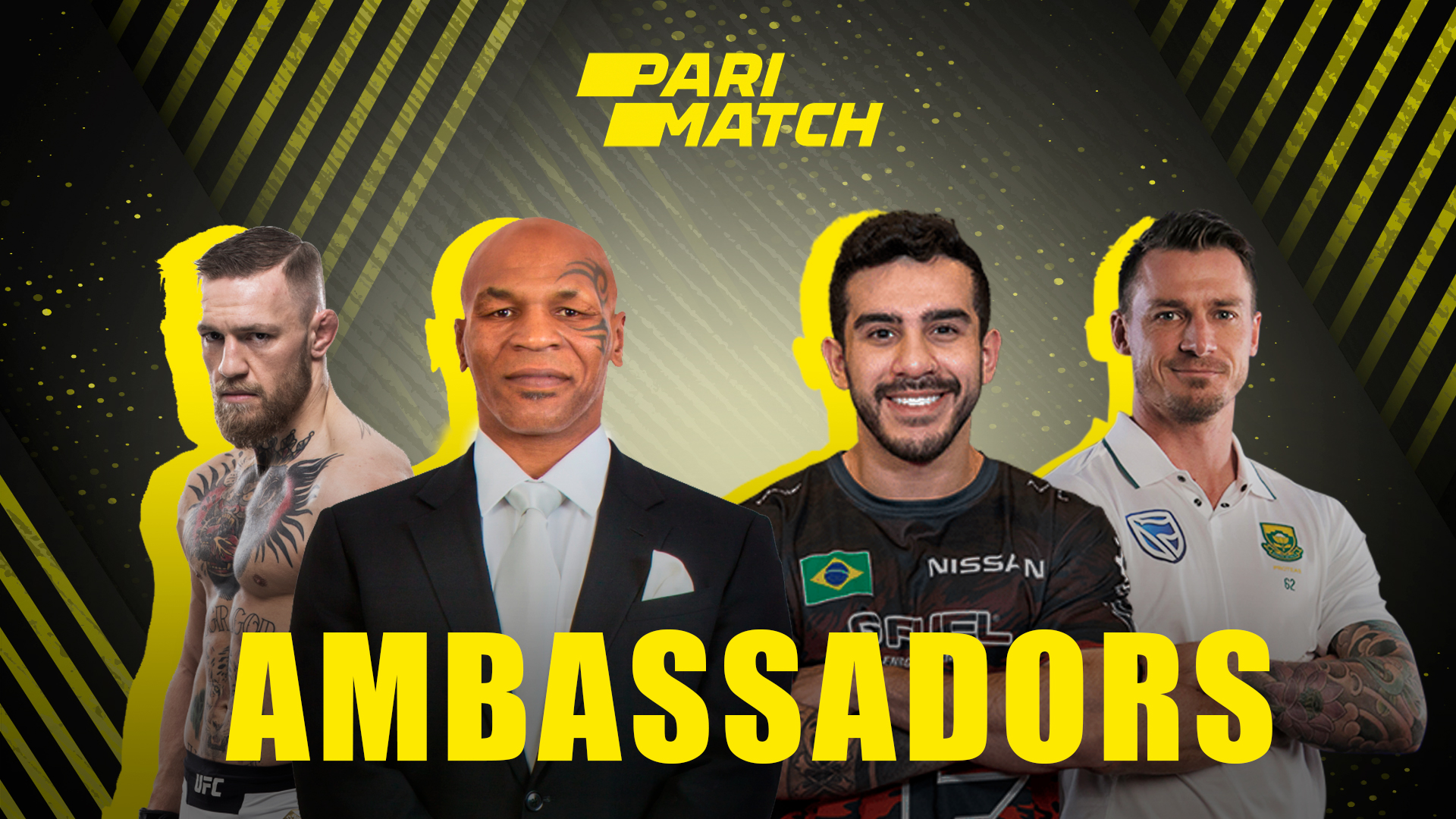 Famous sportsmen support Parimatch.