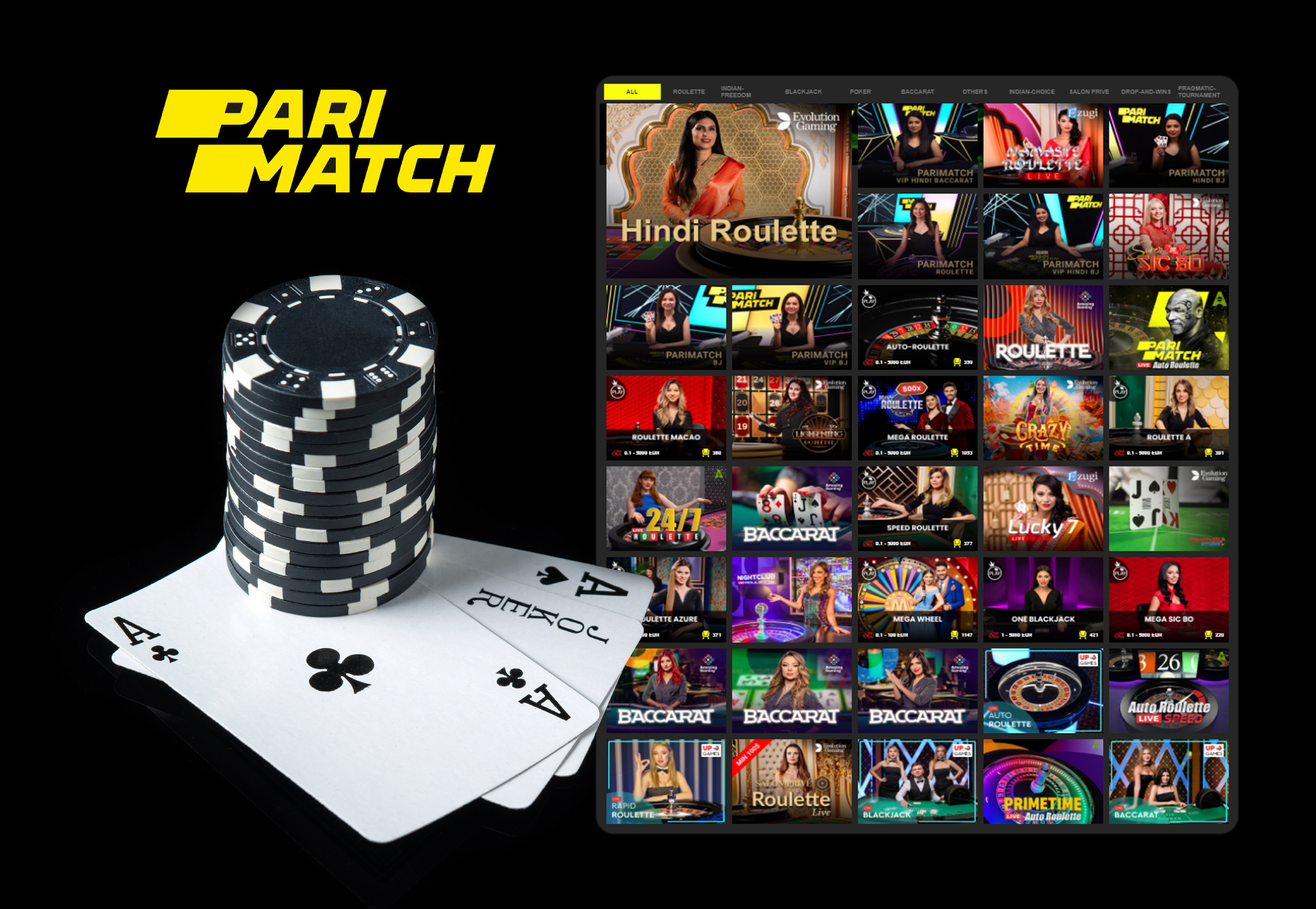 If you also like playing games, visit the section of Parimatch Casino.