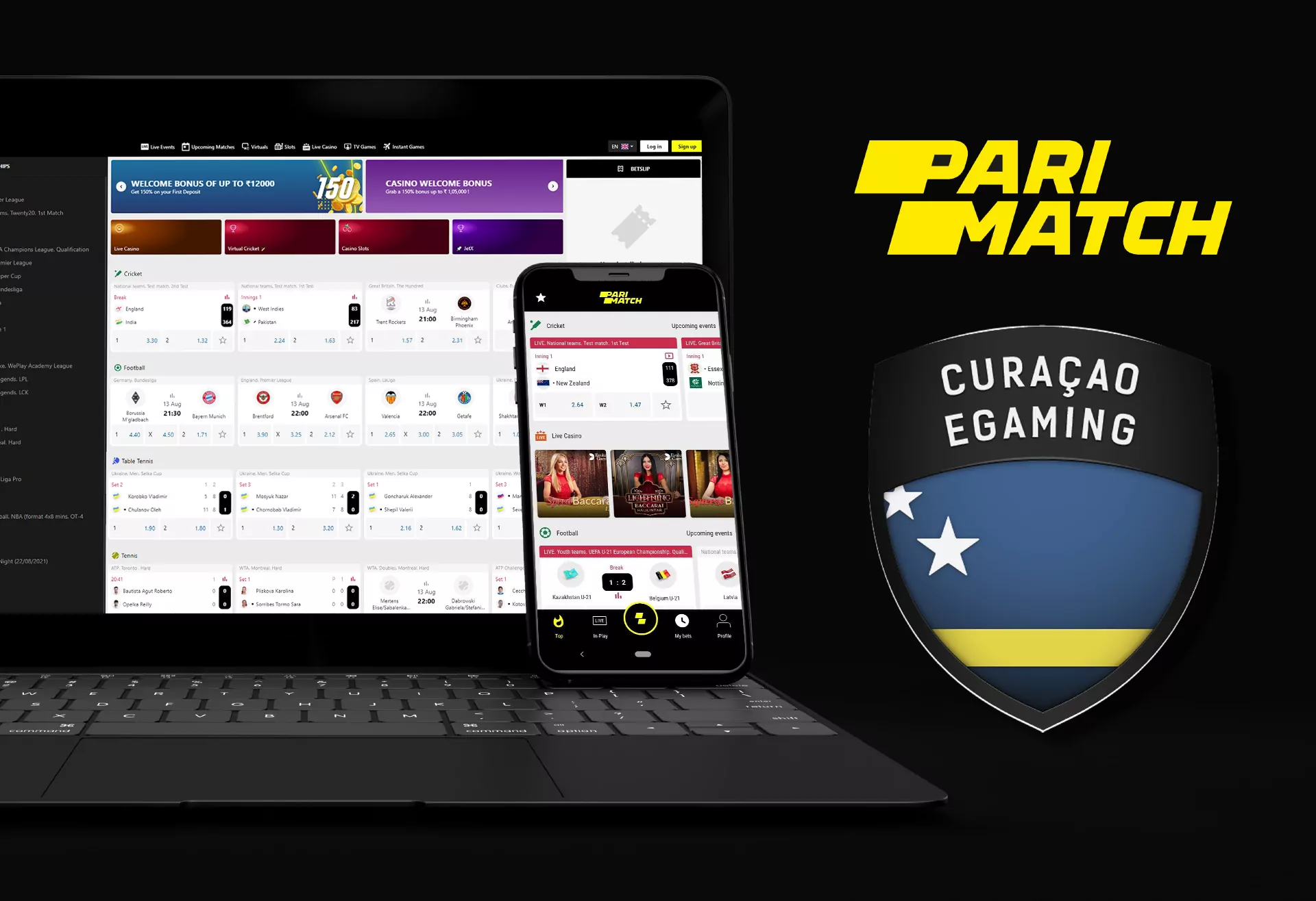 Parimatch works legally under the Curacao license, so it is safe for users to place bets here.
