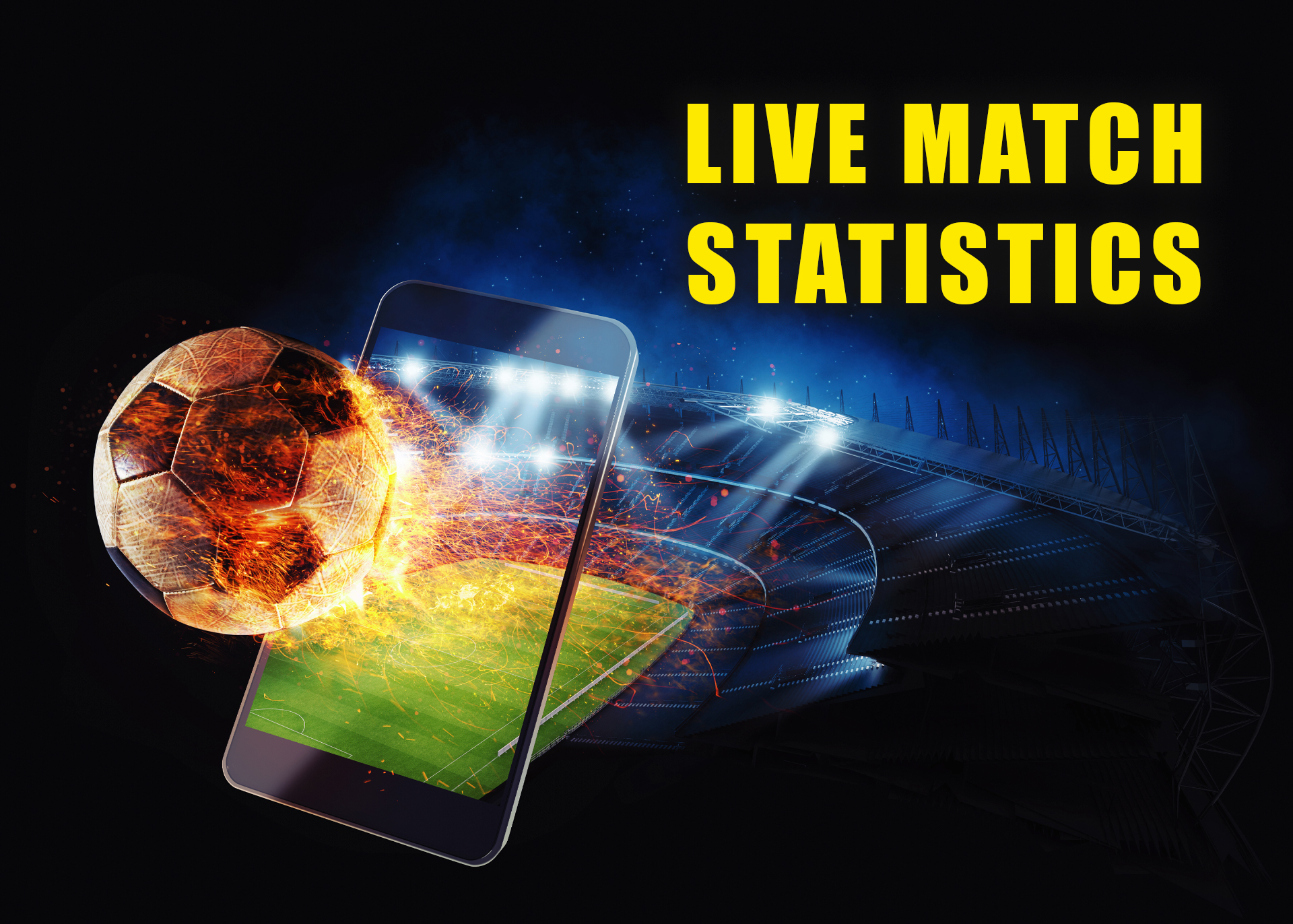 If your match has already started, you can easily follow the actual statistics in the app.