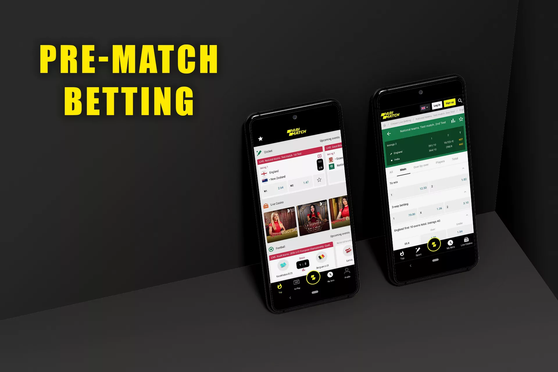 Pre-match betting is the most classical way to place bets online.
