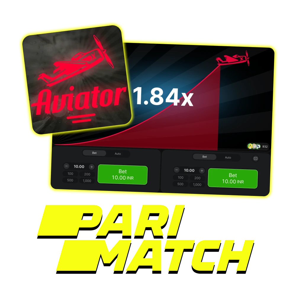 Play Aviator online at Parimatch official platform in India.