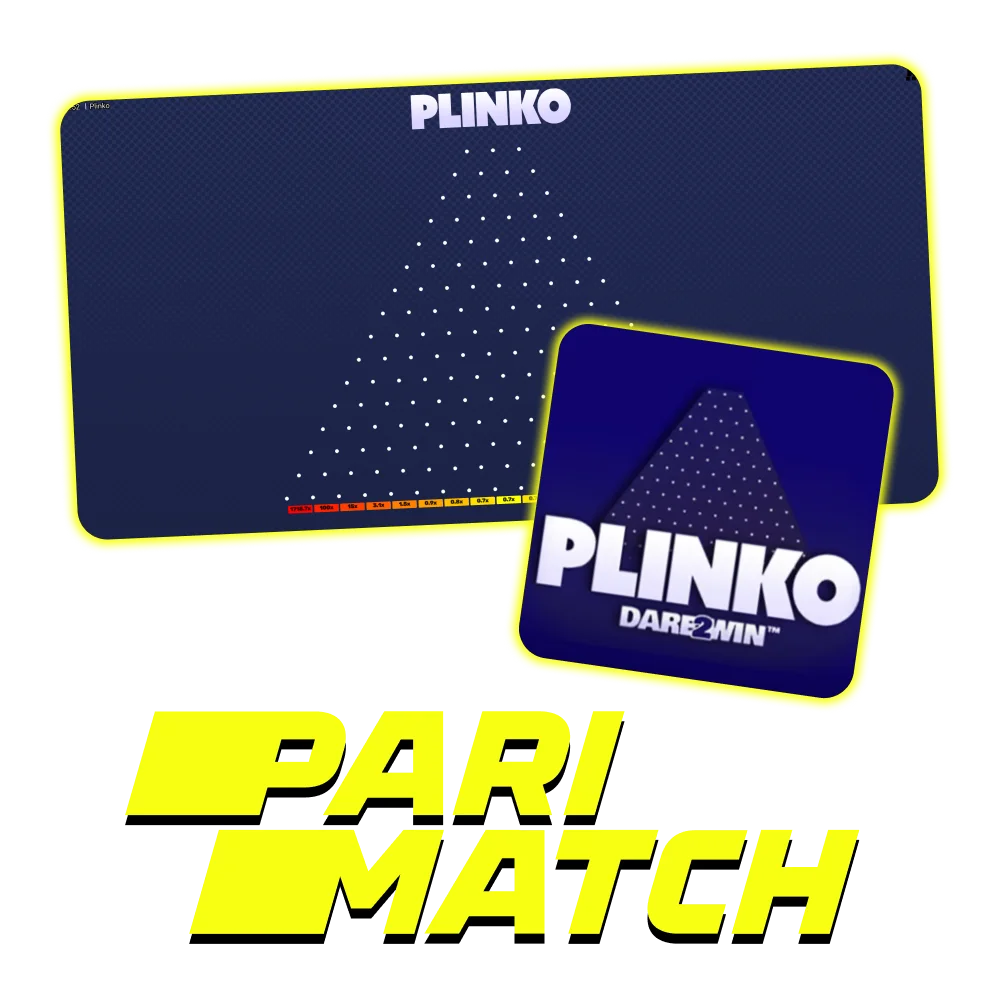 Play Plinko crash game at Parimatch casino in India.
