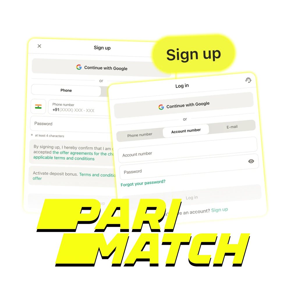 Create an account at Parimatch official website and get benefits.