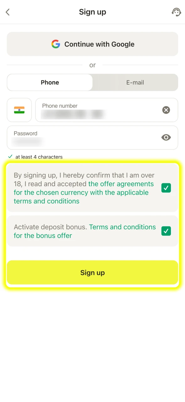 Complete Parimatch registration and enjoy betting.