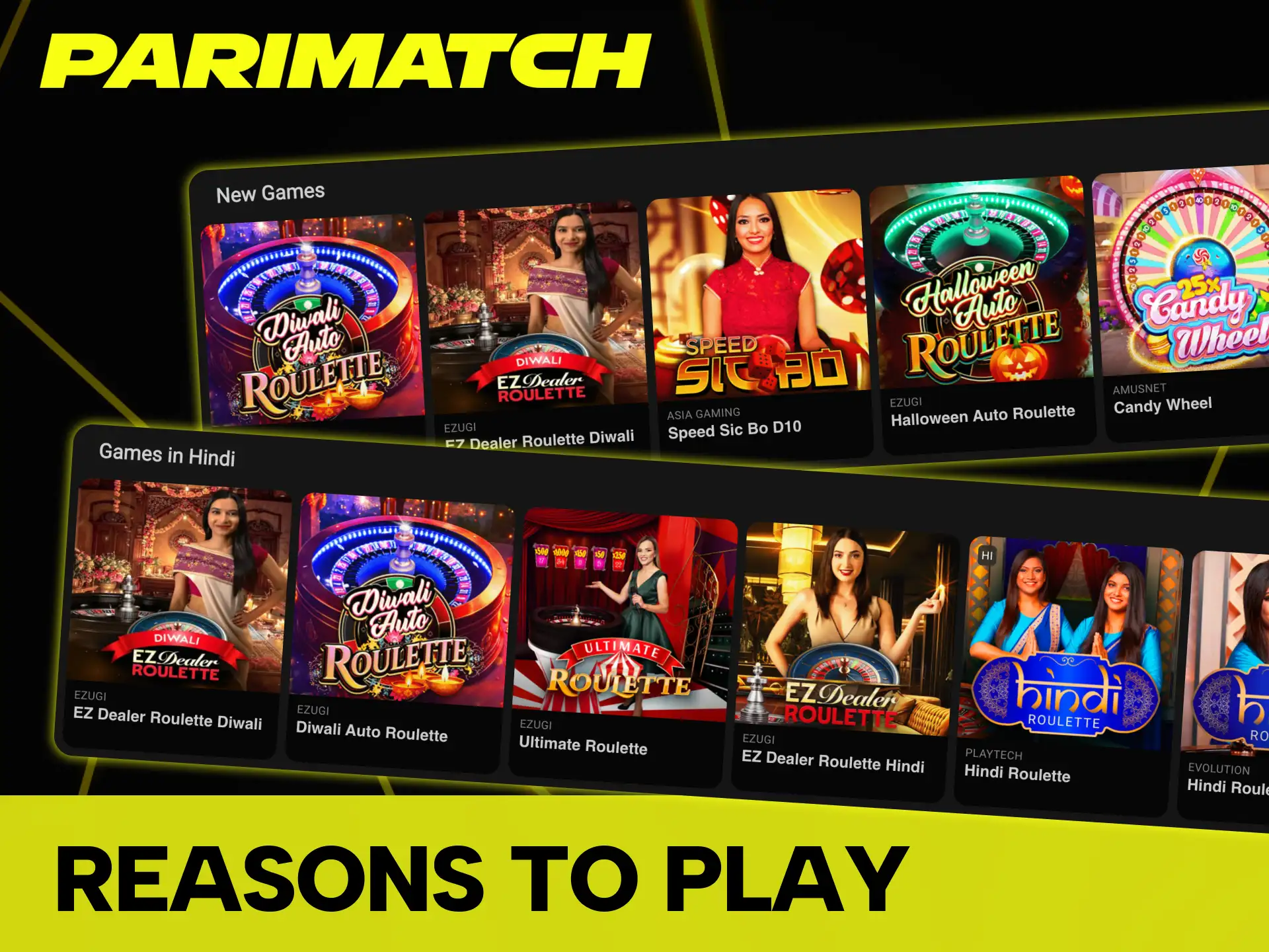 Parimatch Live Casino section gives you real benefits.