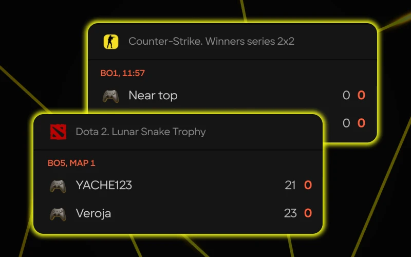 Try eSports live betting at Parimatch platform.