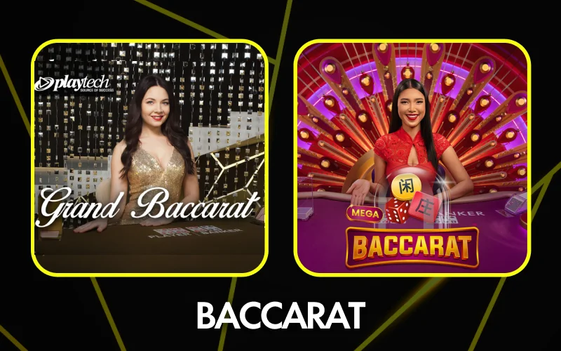 Play classic baccarat with simple rules on Parimatch today.