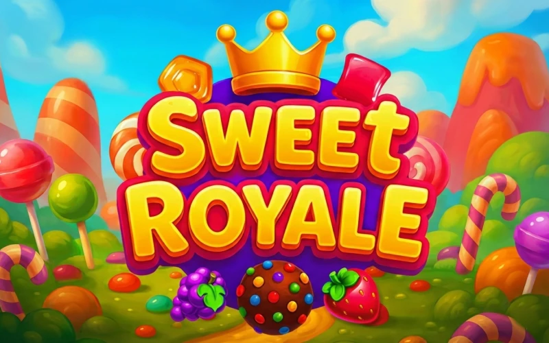 Enjoy relaxing visuals in Parimatch Sweet Royale game.