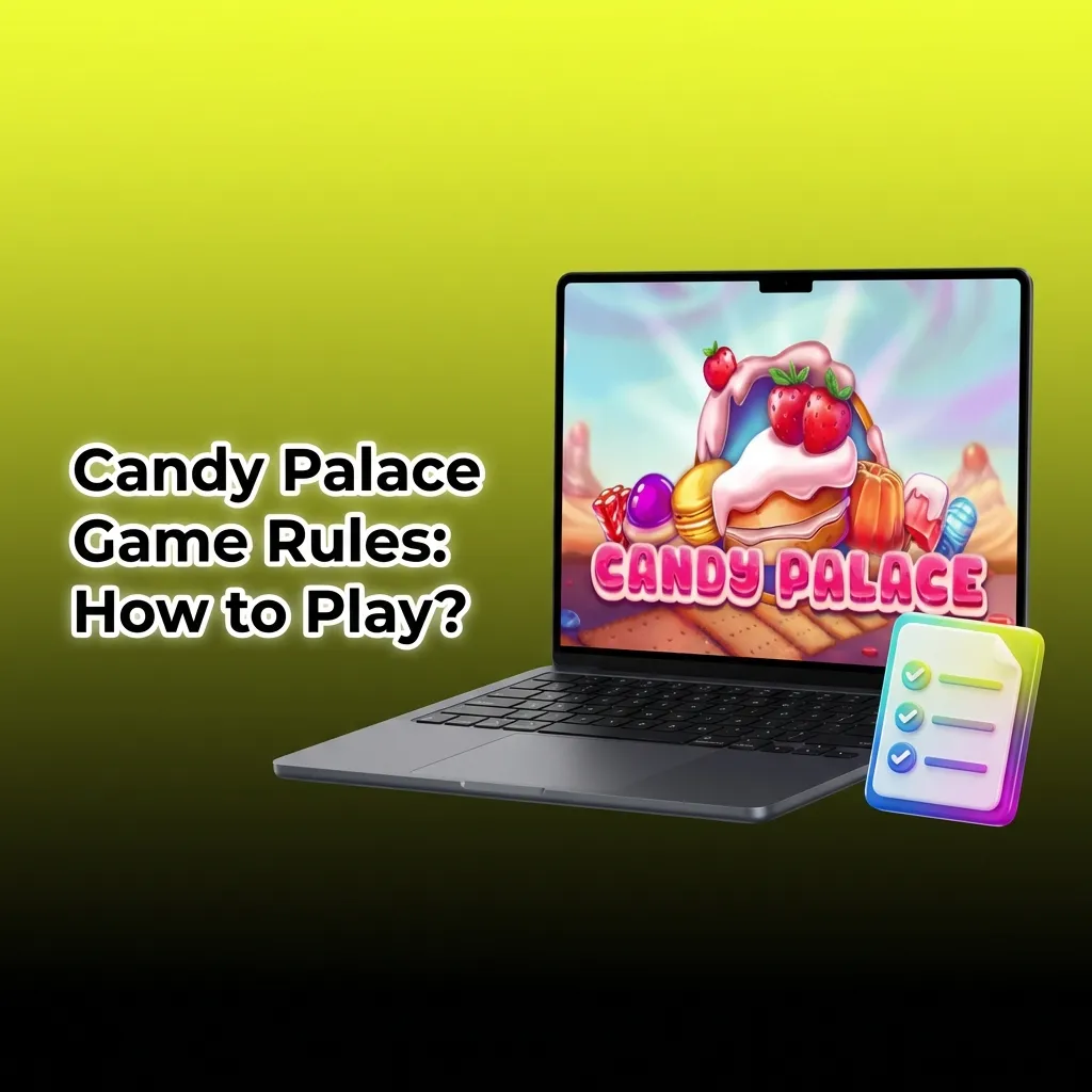 Colorful candy-themed slot machine interface showing 5 reels, 3 rows, and 20 paylines with wild and scatter symbols