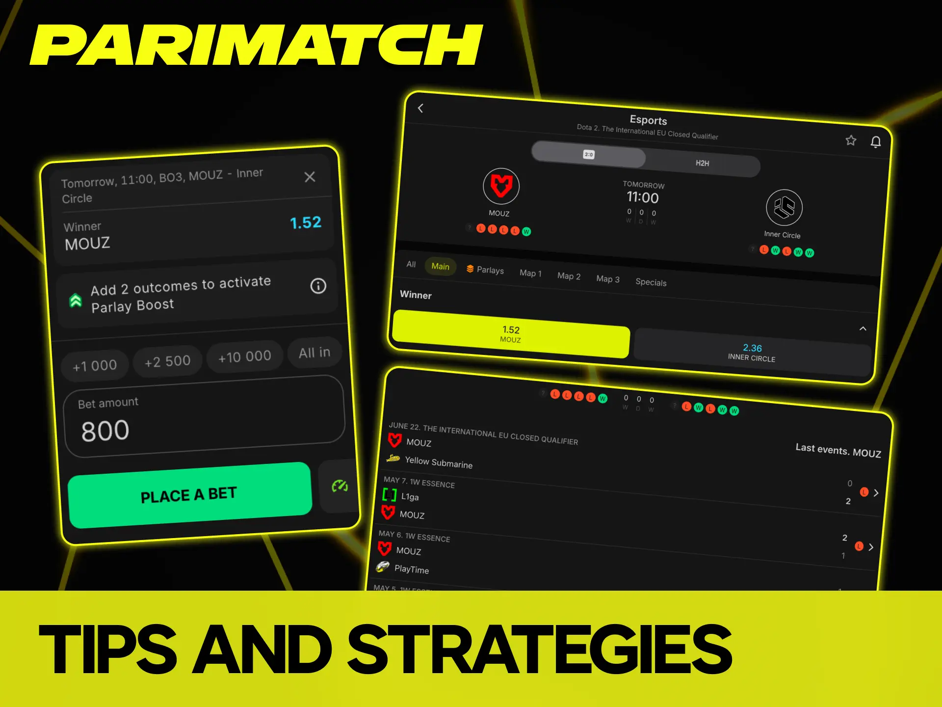 Use smart Dota 2 strategies and win more at Parimatch.