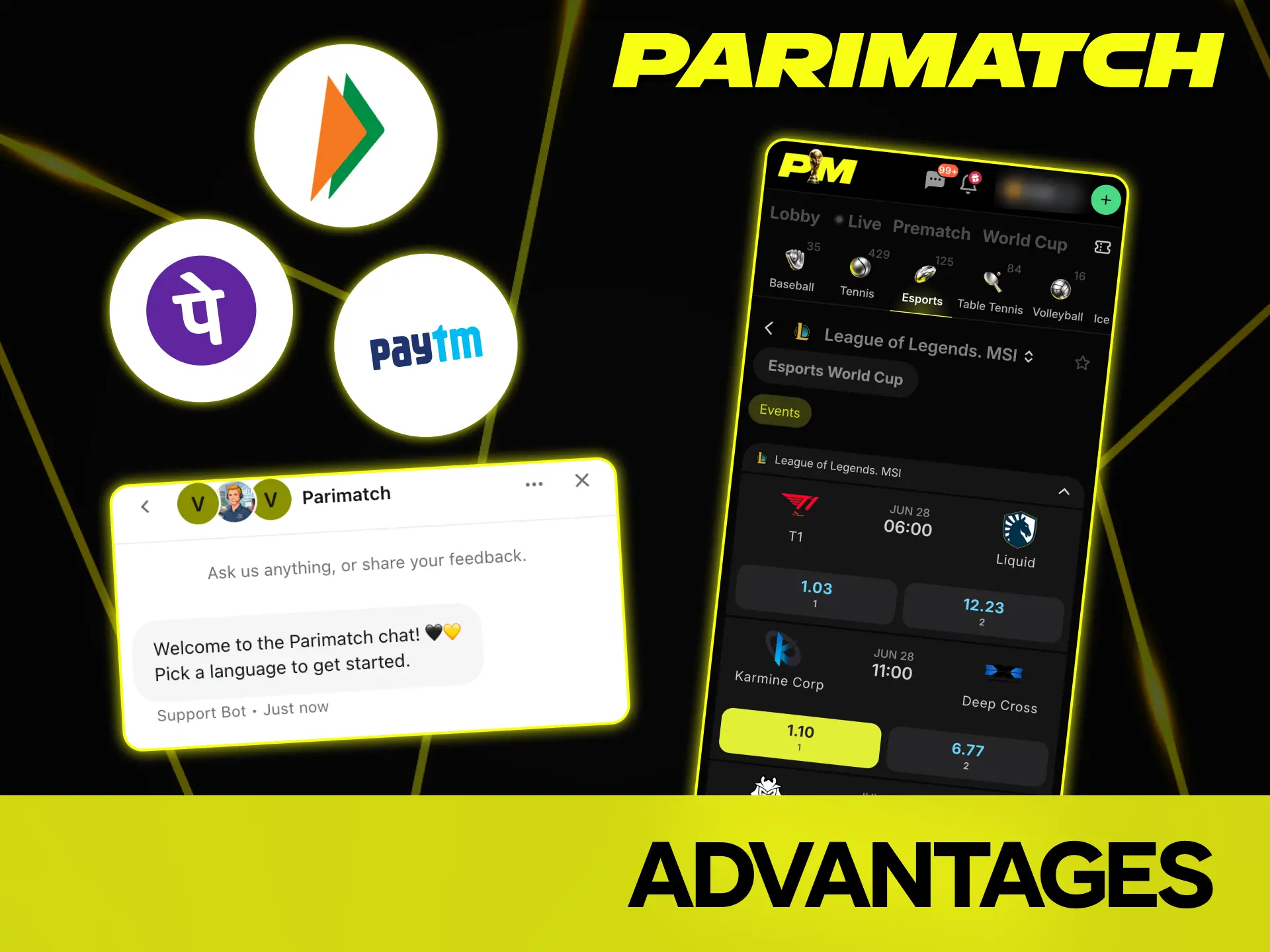Use smart League of Legends strategies to win more at Parimatch.