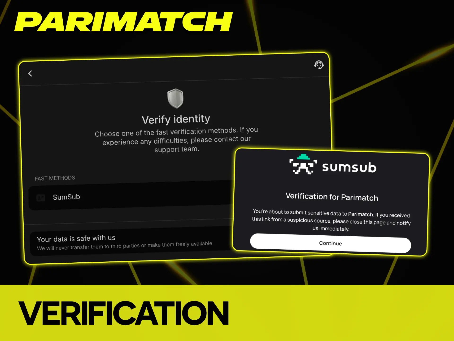 Complete your KYC verification to guarantee secure withdrawals at Parimatch.